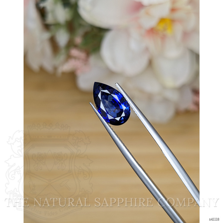 2.88 Ct. Blue Sapphire from Ceylon (Sri Lanka)