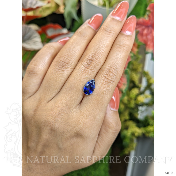 2.88 Ct. Blue Sapphire from Ceylon (Sri Lanka)