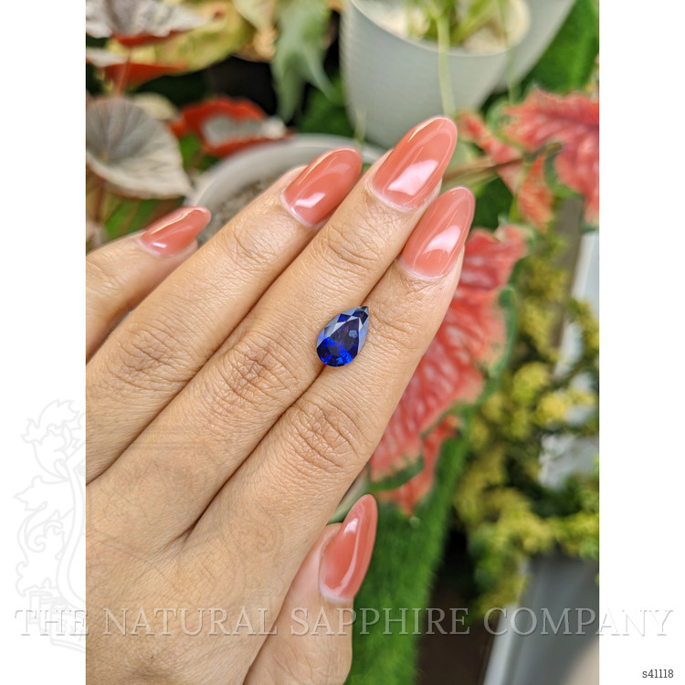 2.88 Ct. Blue Sapphire from Ceylon (Sri Lanka)
