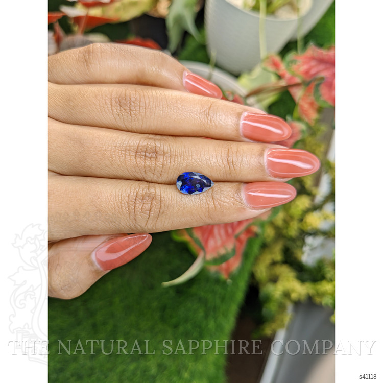 2.88 Ct. Blue Sapphire from Ceylon (Sri Lanka)