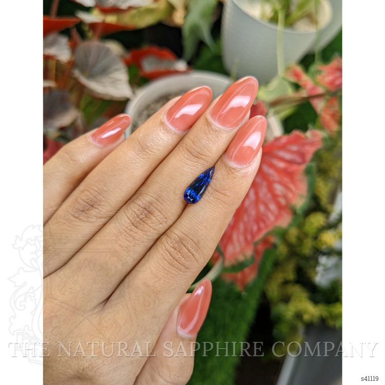2.61 Ct. Blue Sapphire from Ceylon (Sri Lanka)