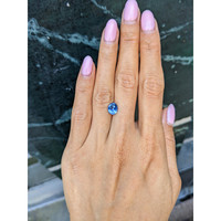 2.21 Ct. Blue Sapphire from Ceylon (Sri Lanka) Life Style