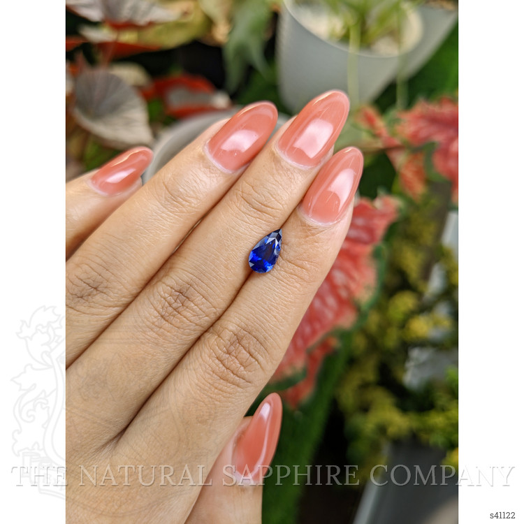 1.62 Ct. Blue Sapphire from Ceylon (Sri Lanka)