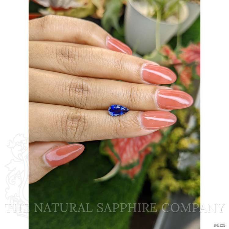 1.62 Ct. Blue Sapphire from Ceylon (Sri Lanka)
