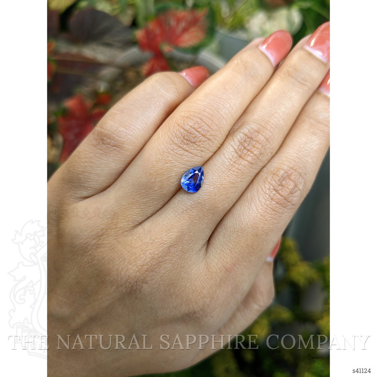 1.27 Ct. Blue Sapphire from Ceylon (Sri Lanka)