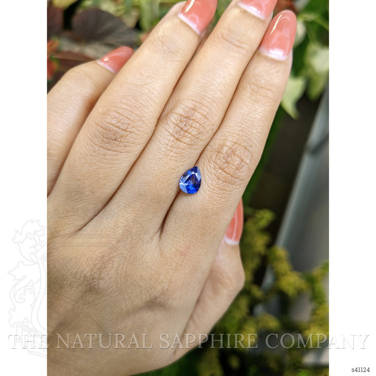 1.27 Ct. Blue Sapphire from Ceylon (Sri Lanka)