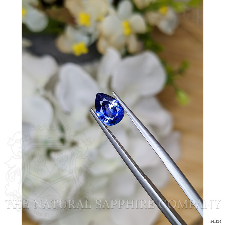 1.27 Ct. Blue Sapphire from Ceylon (Sri Lanka)