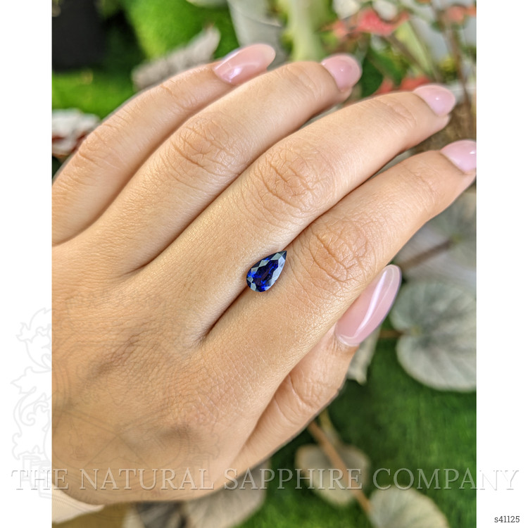 1.35 Ct. Blue Sapphire from Ceylon (Sri Lanka)