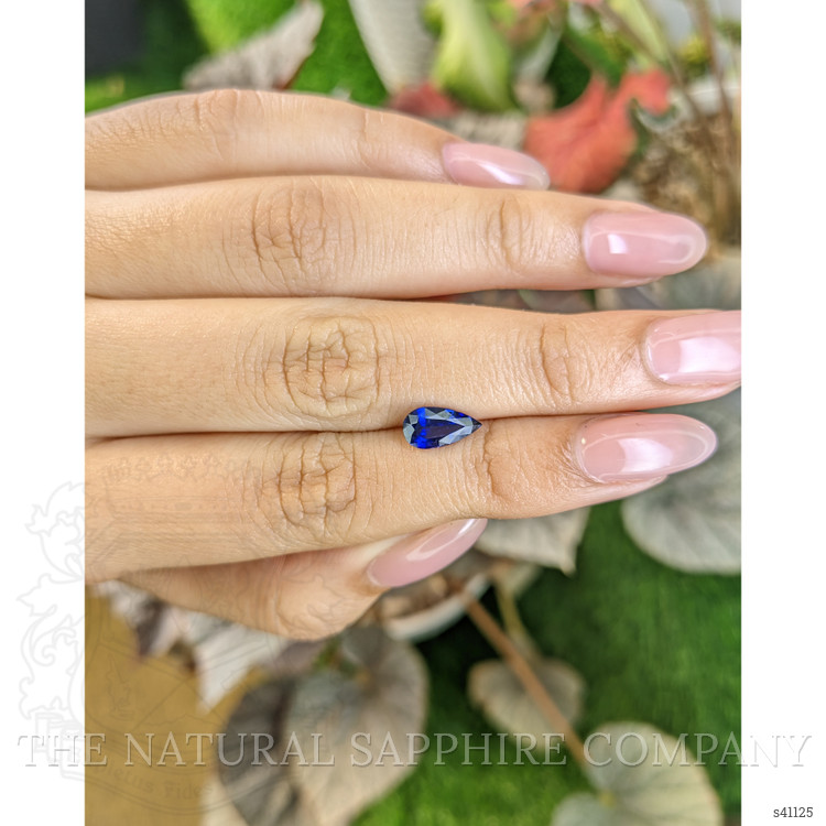 1.35 Ct. Blue Sapphire from Ceylon (Sri Lanka)