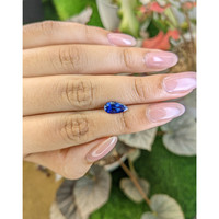 1.66 Ct. Blue Sapphire from Ceylon (Sri Lanka) Life Style