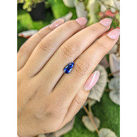 1.66 Ct. Blue Sapphire from Ceylon (Sri Lanka) Life Style