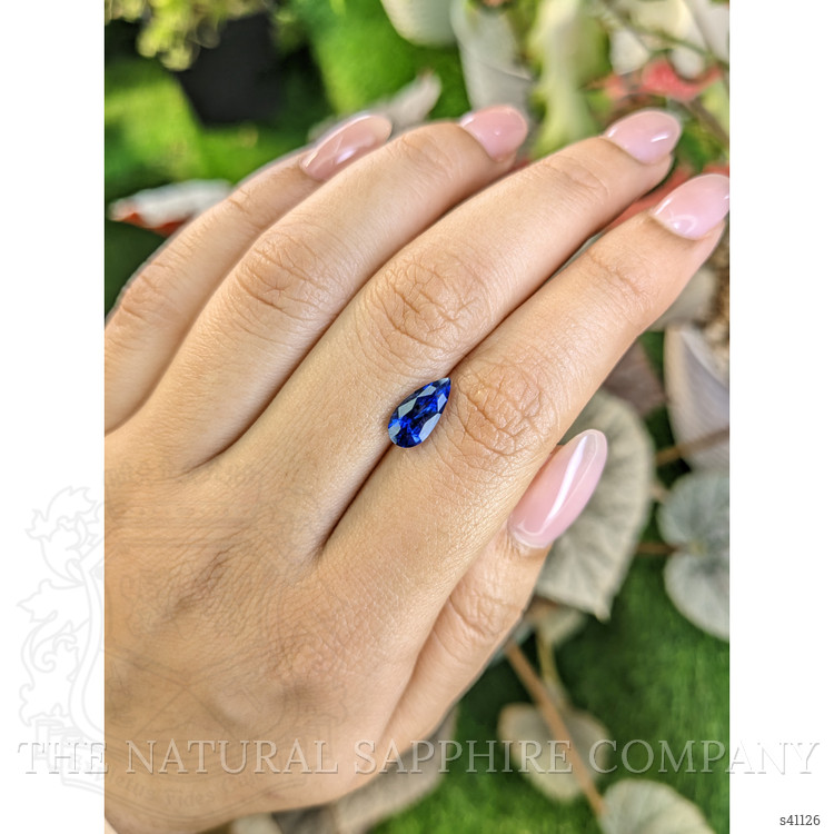 1.66 Ct. Blue Sapphire from Ceylon (Sri Lanka)