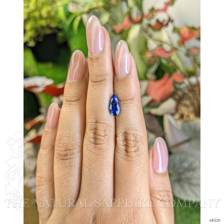1.66 Ct. Blue Sapphire from Ceylon (Sri Lanka)