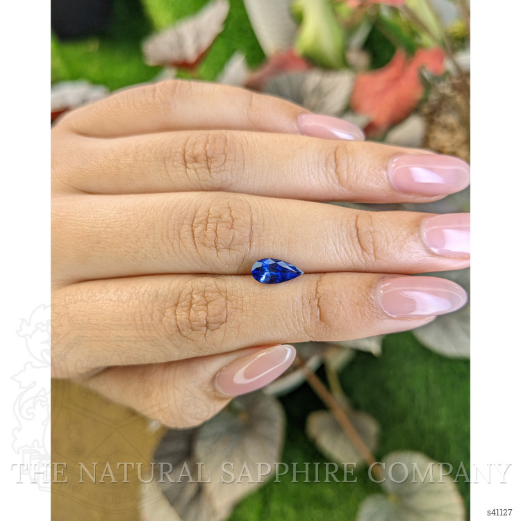 1.35 Ct. Blue Sapphire from Ceylon (Sri Lanka)