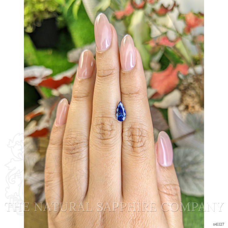 1.35 Ct. Blue Sapphire from Ceylon (Sri Lanka)