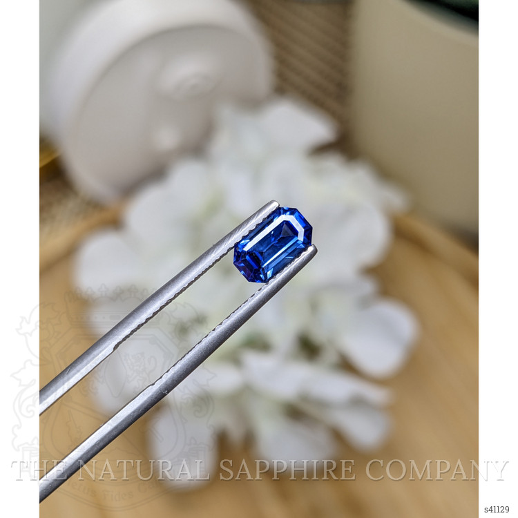 1.44 Ct. Blue Sapphire from Ceylon (Sri Lanka)