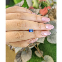0.98 Ct. Blue Sapphire from Ceylon (Sri Lanka) Life Style