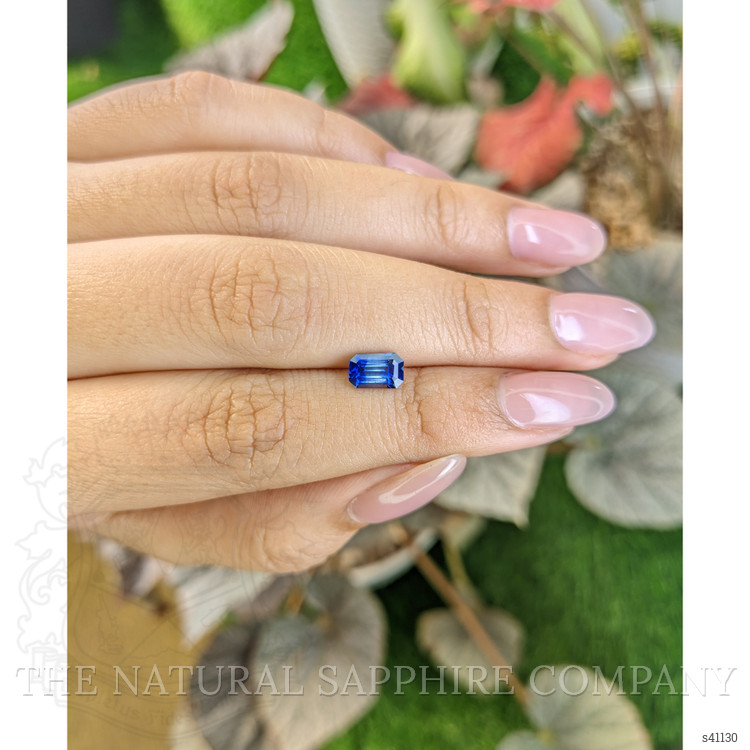 0.98 Ct. Blue Sapphire from Ceylon (Sri Lanka)