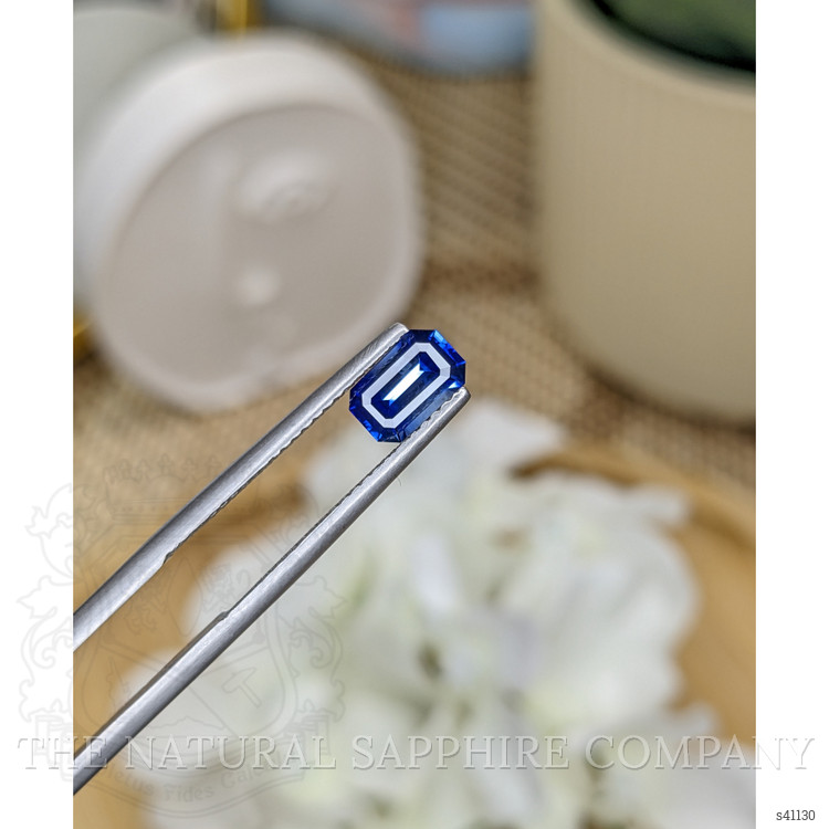 0.98 Ct. Blue Sapphire from Ceylon (Sri Lanka)