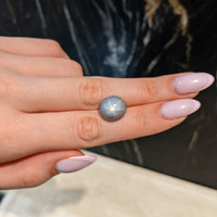 18.88 Ct. Greyish Blue Star Sapphire from Ceylon (Sri Lanka) Life Style