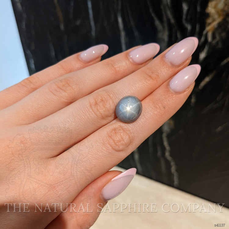 18.88 Ct. Greyish Blue Star Sapphire from Ceylon (Sri Lanka)