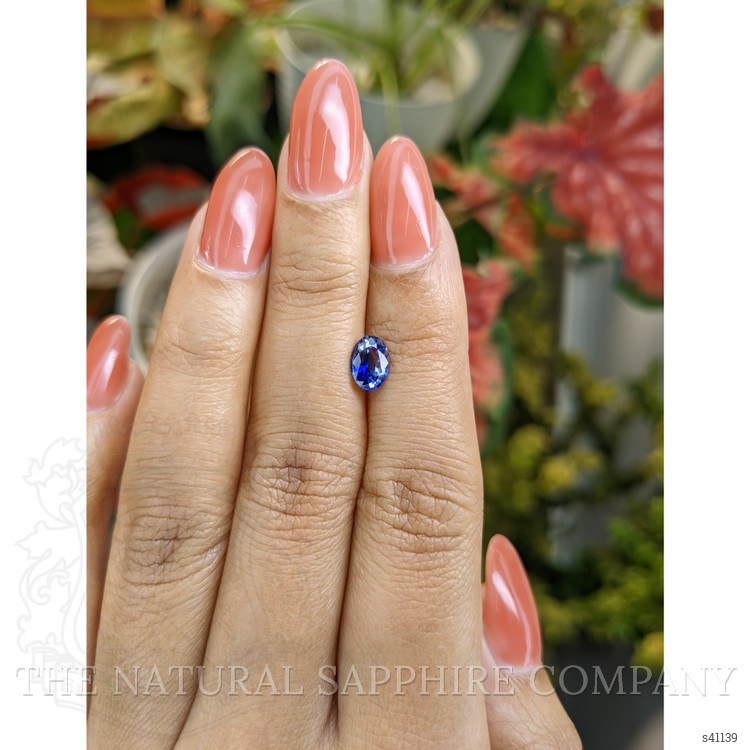 1.00 Ct. Blue Sapphire from Ceylon (Sri Lanka)