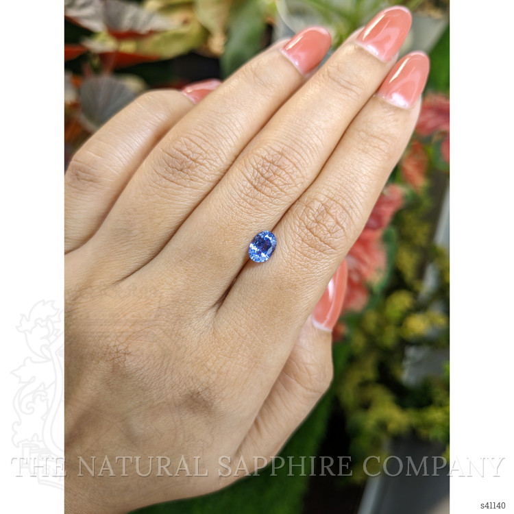 1.10 Ct. Blue Sapphire from Ceylon (Sri Lanka)