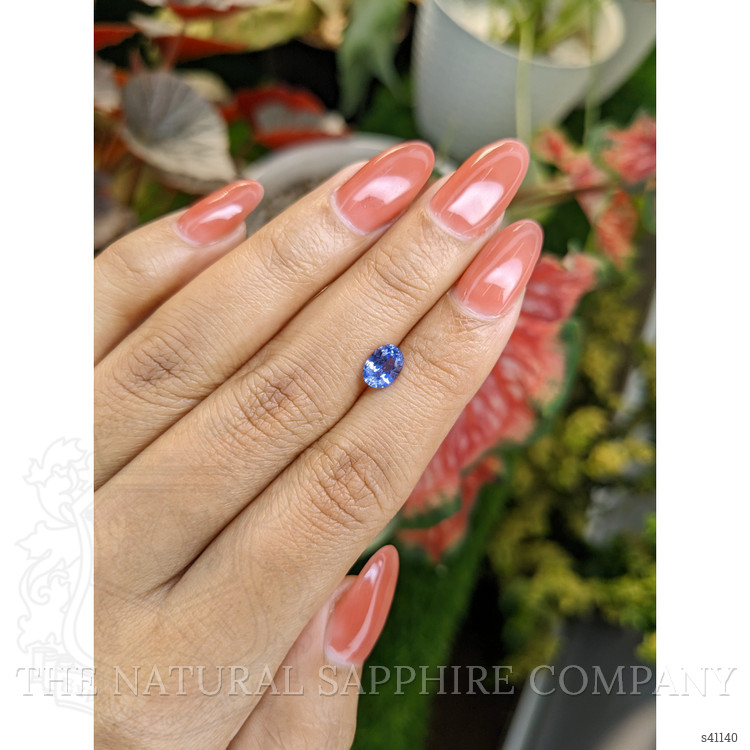 1.10 Ct. Blue Sapphire from Ceylon (Sri Lanka)