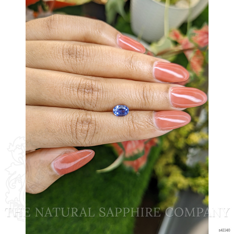 1.10 Ct. Blue Sapphire from Ceylon (Sri Lanka)