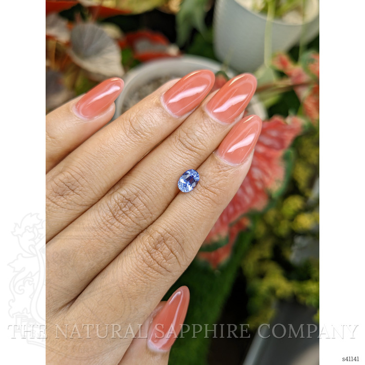 1.23 Ct. Blue Sapphire from Ceylon (Sri Lanka)