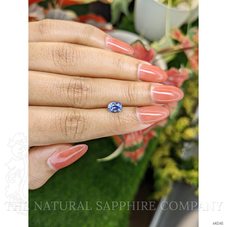 1.23 Ct. Blue Sapphire from Ceylon (Sri Lanka)