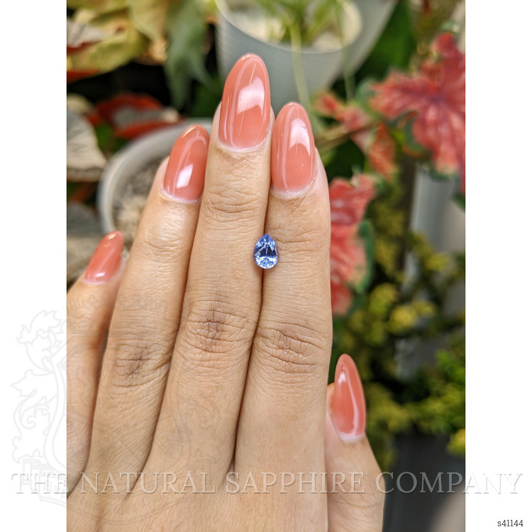 0.97 Ct. Blue Sapphire from Ceylon (Sri Lanka)