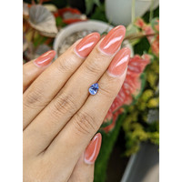 0.97 Ct. Blue Sapphire from Ceylon (Sri Lanka) Life Style