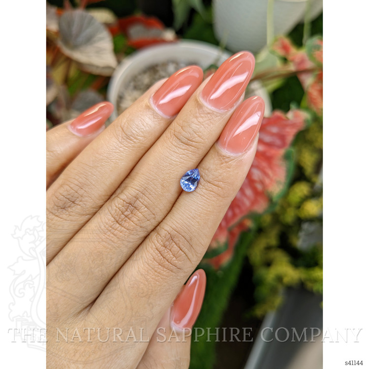 0.97 Ct. Blue Sapphire from Ceylon (Sri Lanka)
