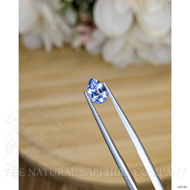 0.97 Ct. Blue Sapphire from Ceylon (Sri Lanka)