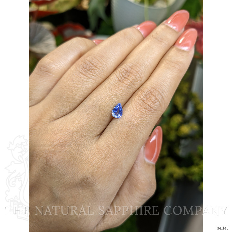 0.74 Ct. Blue Sapphire from Ceylon (Sri Lanka)