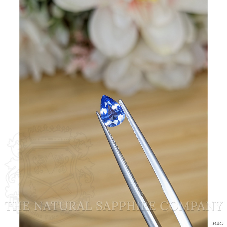 0.74 Ct. Blue Sapphire from Ceylon (Sri Lanka)