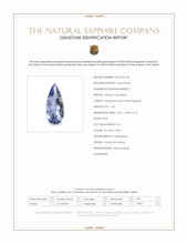 1.25 Ct. Bi Color / Parti Sapphire from Ceylon (Sri Lanka) Scan Report