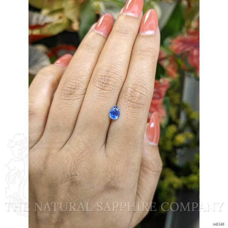 0.78 Ct. Blue Sapphire from Ceylon (Sri Lanka)