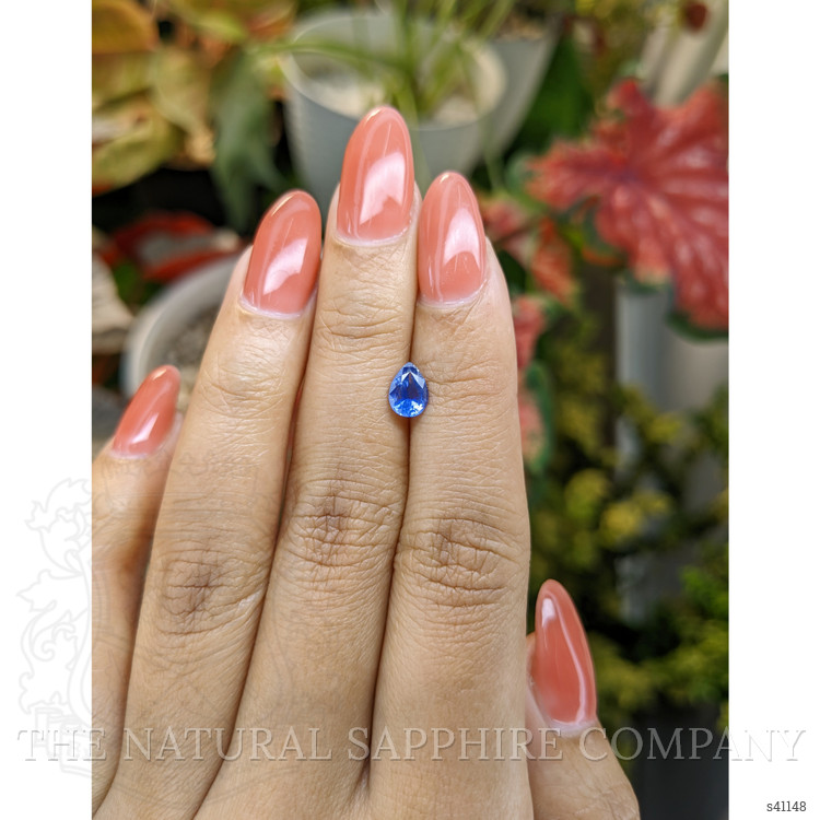 0.78 Ct. Blue Sapphire from Ceylon (Sri Lanka)