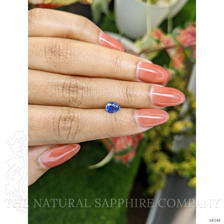 0.78 Ct. Blue Sapphire from Ceylon (Sri Lanka)