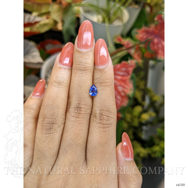 0.75 Ct. Blue Sapphire from Ceylon (Sri Lanka)