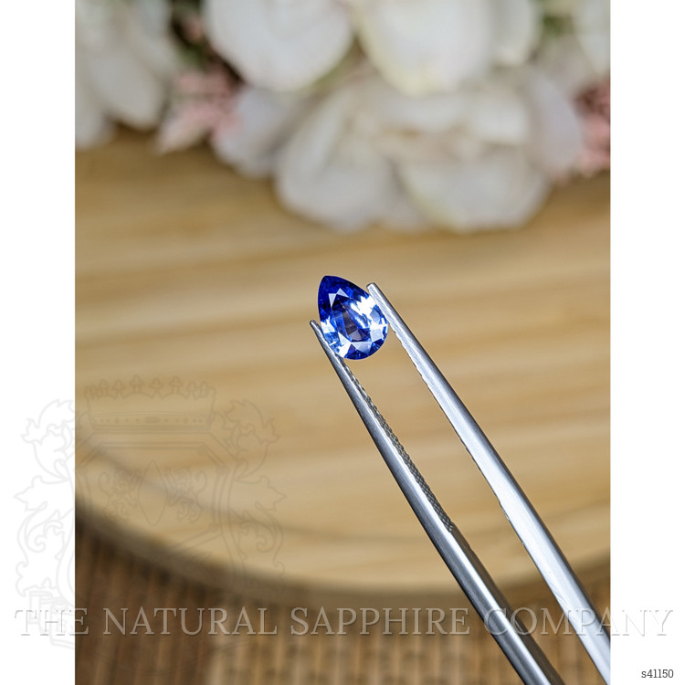 0.75 Ct. Blue Sapphire from Ceylon (Sri Lanka)