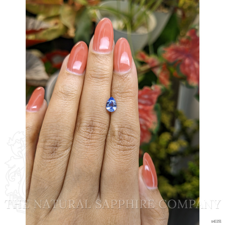 0.85 Ct. Blue Sapphire from Ceylon (Sri Lanka)