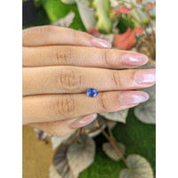 0.93 Ct. Blue Sapphire from Ceylon (Sri Lanka) Life Style