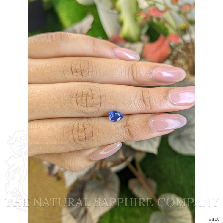 0.93 Ct. Blue Sapphire from Ceylon (Sri Lanka)