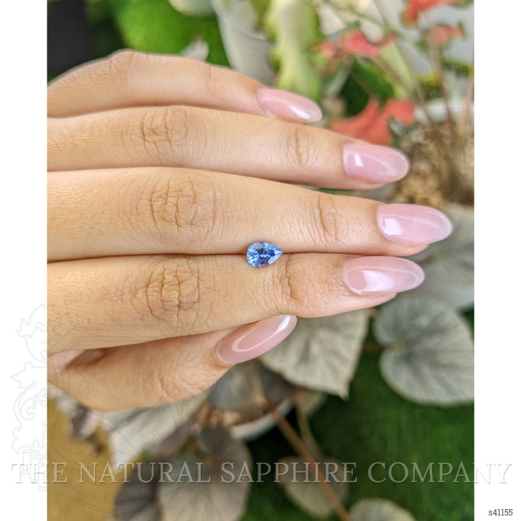 0.83 Ct. Blue Sapphire from Ceylon (Sri Lanka)