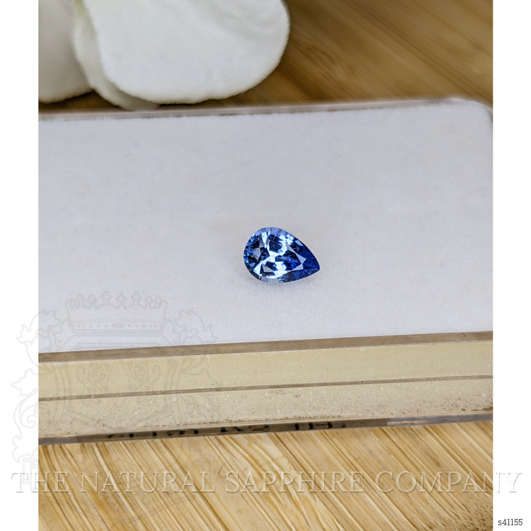0.83 Ct. Blue Sapphire from Ceylon (Sri Lanka)