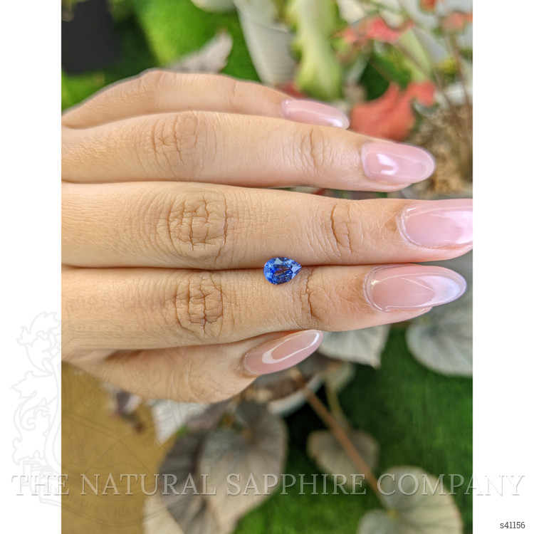0.95 Ct. Blue Sapphire from Ceylon (Sri Lanka)