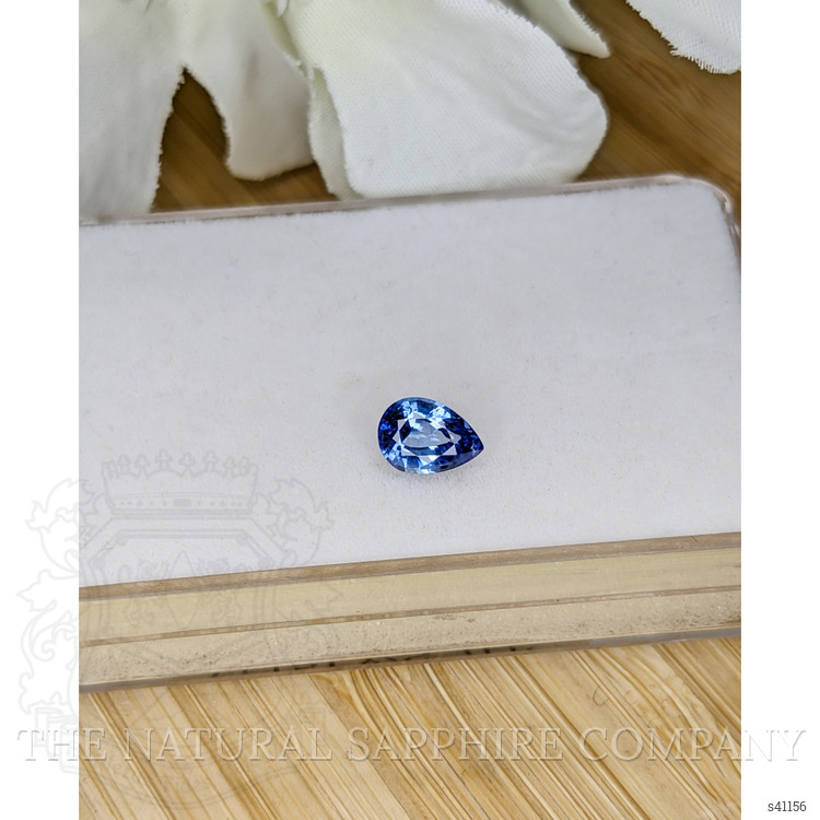 0.95 Ct. Blue Sapphire from Ceylon (Sri Lanka)